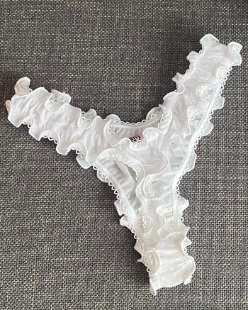Diamond Dust Ruffly Thong