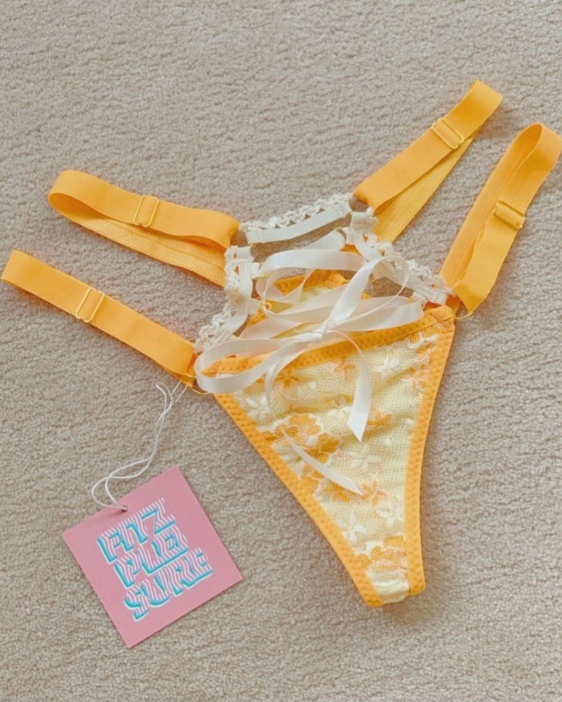Citrus Corset Thong