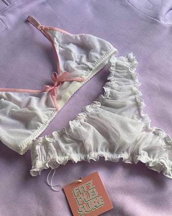 Diamond Dust Cut-Out Bralette