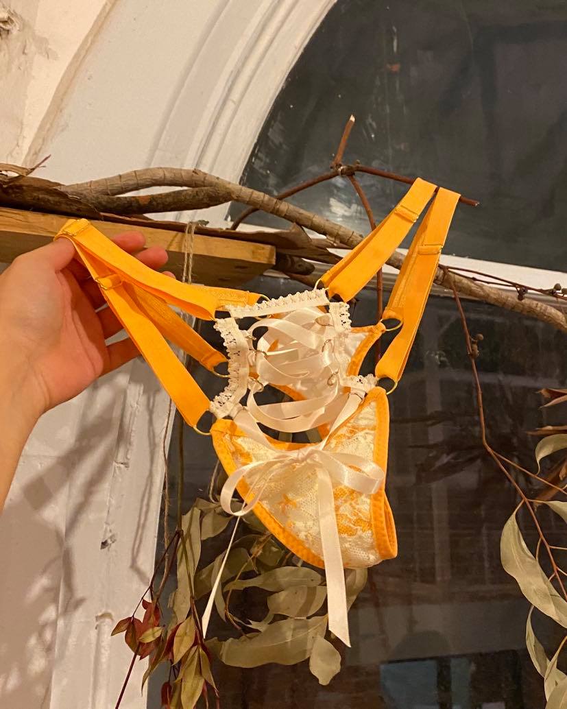 Citrus Corset Thong