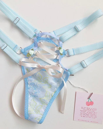 Frozen Dew Corset Thong