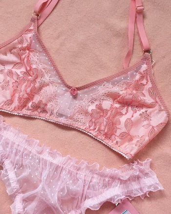 Peachy Dreams Lace Bra