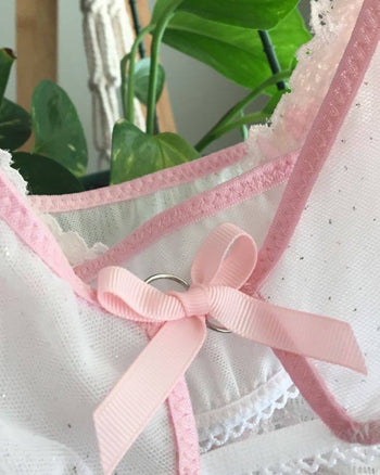 Diamond Dust Cut-Out Bralette