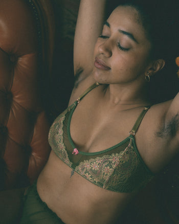 Olive Lace Bralette